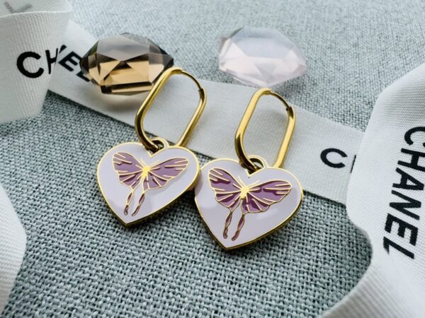 Boucles d’oreilles Vespera – Acier inoxydable plaqué or – Image 2