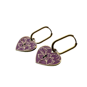 Boucles d’oreilles Secret – Acier inoxydable plaqué or